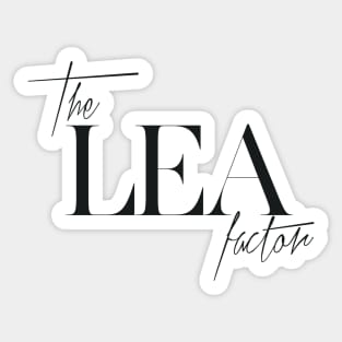 The Lea Factor Sticker